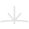 Ekena Millwork Alberta Architectural Grade PVC Gable Bracket, 84"W x 49"H x 2"D x 4"F, 14/12 Pitch GBP084X49X0204ALB00 - alternate 2